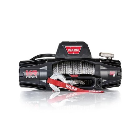 Warn Industries Warn WAR103253 0.359 in. x 90 ft. 12V VR EVO 10 Synthetic Rope Roller Fairlead Winch Kit with 12 ft. Remote - 10K lbs WAR103253